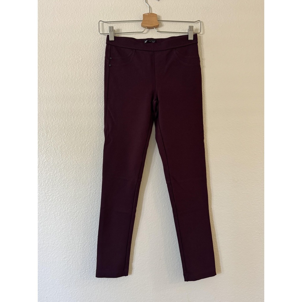 Sanctuary Jegging Pants Womens XS‎ Purple Ponte Pull On Elastic Waist Pockets